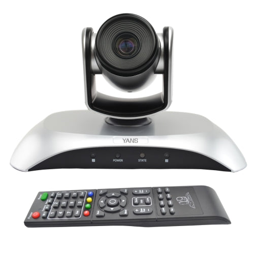 YANS YS-H110UH USB HD 1080P 10X Zoom Wide-Angle Video Conference Camera with Remote Control(Silver)