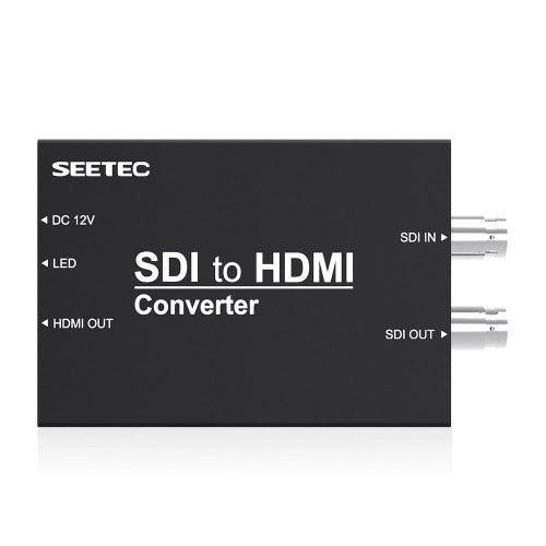 SEETEC 1 x SDI Input + 1 x SDI Output to 1 x HDMI Output Converter