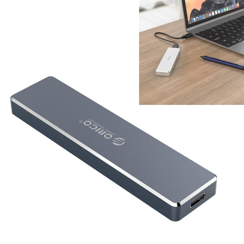 ORICO PCM2-C3 M.2 M-Key to USB 3.1 Gen2 USB-C / Type-C Push-top Solid State Drive Enclosure, The Maximum Support Capacity: 2TB(Grey)