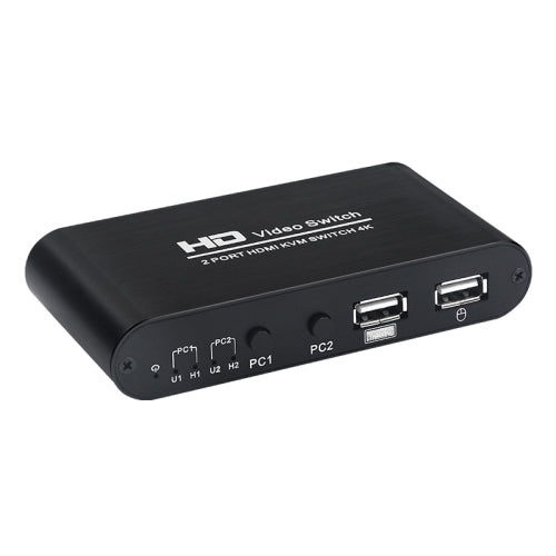 AM-KVM201-YT 4K HD 2 Port HDMI KVM Video Switch