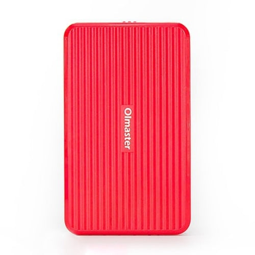 OImaster EB-2506U3 SATA USB 3.0 Interface HDD Enclosure for Laptops, Support Thickness: 7.0-12.5mm (Red)