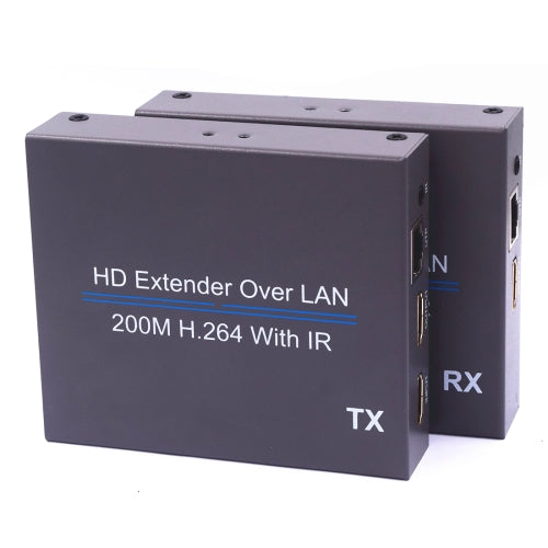 NK-E200IR 200m Over LAN HDMI H.264 HD (Transmitter + Receiver) Extender with IR