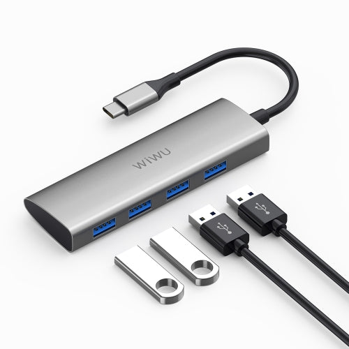 WIWU A440 4 In 1 Type-C / USB-C Multifunctional Extension HUB Adapter