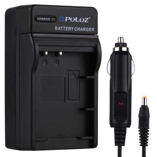 PULUZ Digital Camera Battery Car Charger for Canon LP-E17 Battery