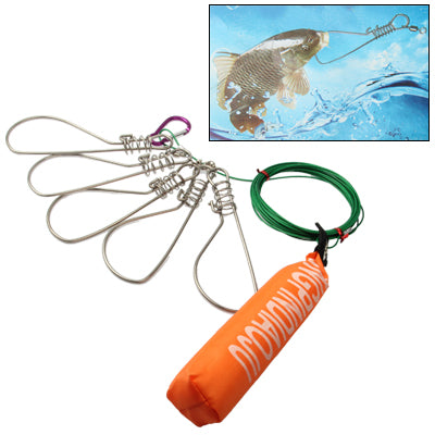 Steel Fish Lock Fisher Scuba Hunter Set, Length: 4.5m(Orange)