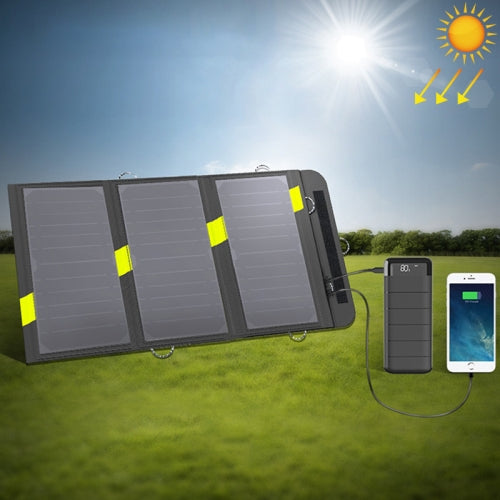 ALLPOWERS 20W 5V Solar Phone Charger Dual USB Output Portable Solar Panel