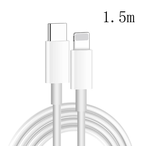 XJ-61 12W USB-C / Type-C to 8 Pin PD Fast Charging Cable, Cable Length:1.5m