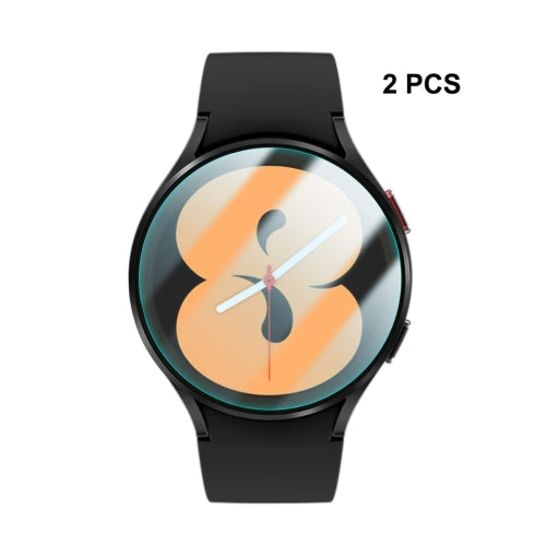 2 PCS For Samsung Galaxy Watch4 40mm ENKAY Hat-Prince Crystal Screen Protector Anti-scratch Watch Film