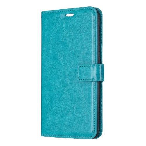 Crazy Horse Texture Horizontal Flip Leather Case with Holder & Card Slots & Wallet & Photo Frame for huawei p30(blue)