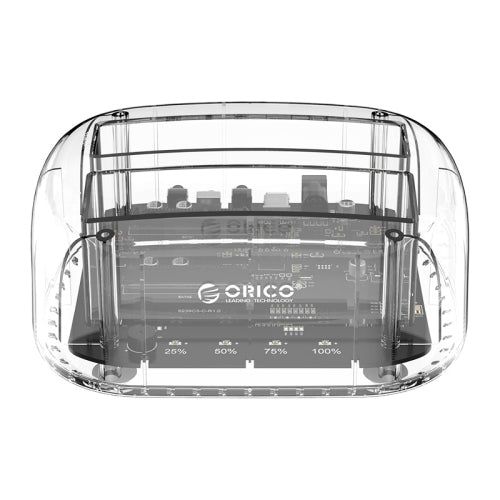 ORICO 6239U3 3.5/2.5inch 2 Bay Transparent USB3.0 Ordinary Reading & Writing Hard Drive Dock