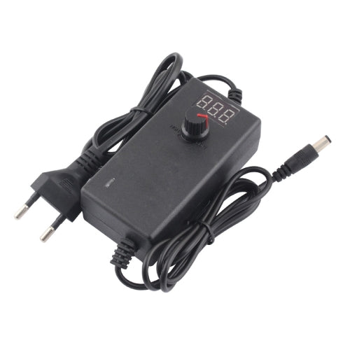 9V-24V 1A AC To DC Adjustable Voltage Power Adapter Universal Power Supply Display Screen Power Switching Charger, Plug Type:US