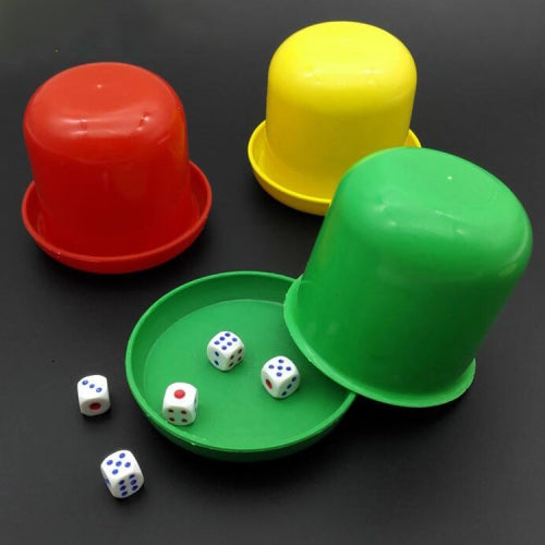 10 PCS Bar Party Chess Game Plastic Shaker(Random Color Dlivery)