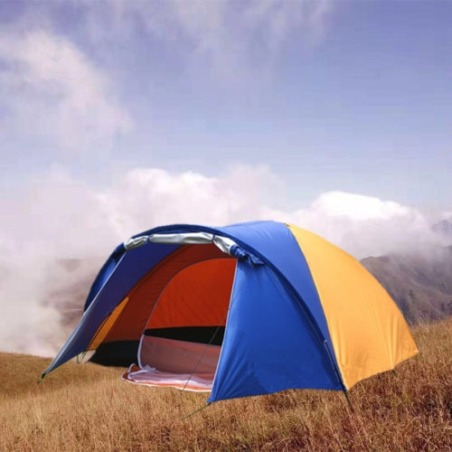 One-room One-hall Outdoor Tourism Double-layer Four-person Camping Tent