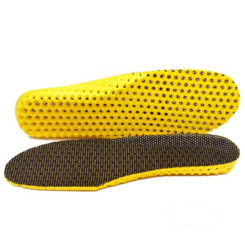 5 Pairs Stretch Breathable Deodorant Running Cushion Insoles, Shoe Size:45(Gorgeous Black)