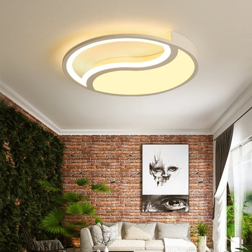 LED Bedroom Ceiling Lamp Creative Room Living Room Light Personalized Study Modeling Lamp, Diameter:50cm(Warm Light)