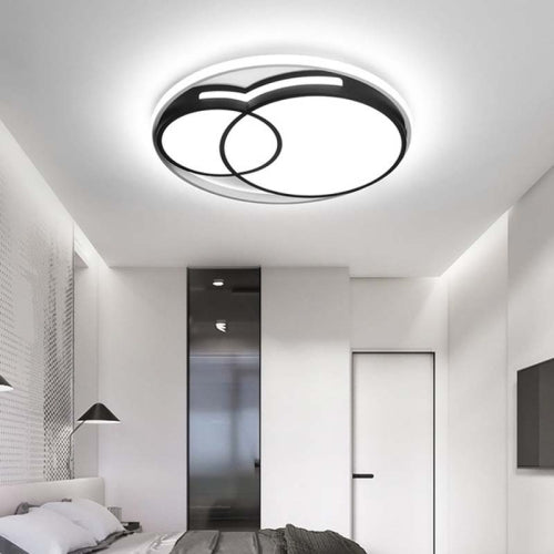 LED Round Ceiling Lamp Simple Modern Creative Bedroom Light Home Room Lamp, Size:Diameter 40cm(White Light)