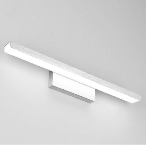 16W 41cm White Light LED Dressing Light Simple Toilets Bathroom Mirror Light Decoration Lamps(Brush Silver)