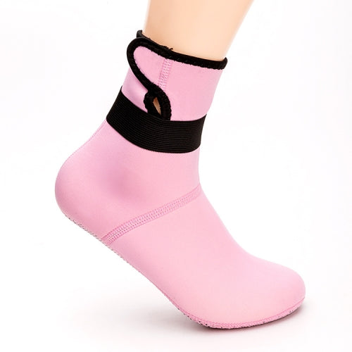 Lengthened Version Non-slip Anti-stab Diving Socks Beach Socks, Size: Children S (28-29 Yards)(Pink)