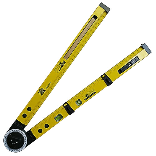 0-270 Degrees Multi-function Line Gauge Woodworking Scriber Compass Slope Measurement Angle Meter