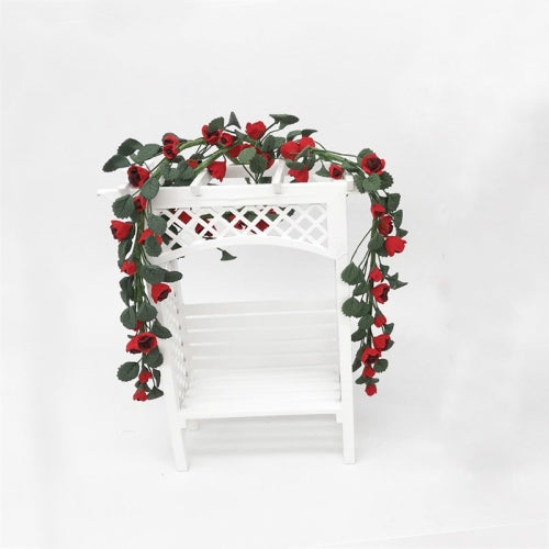 1:12 Mini House Toy Simulation Rose String for Easel Swing Garden Scene(Random Color Delivery)