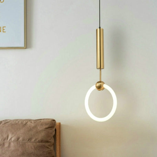 30cm Modern Minimalist Ring Single Head Chandelier(Warm White)