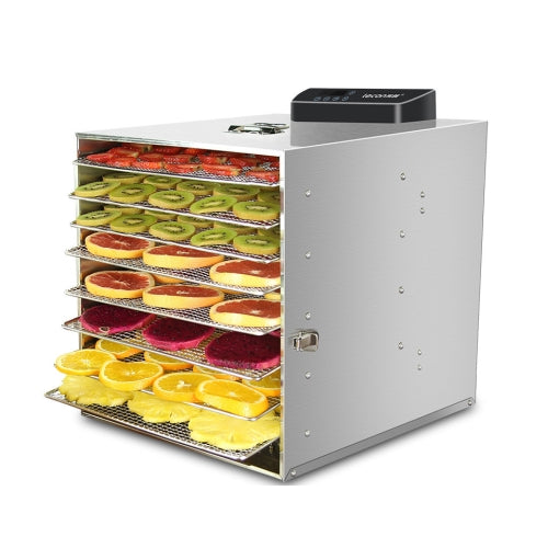 12-layers Food Dehydrator Dual-use Food Dryer Stainless Dteel Fruit Vegetable Drying Machine, CN Plug