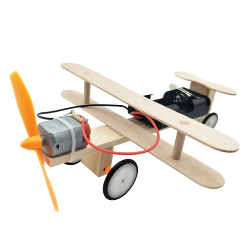 Children Technology Small Production DIY Electric Taxi Aircraft Model Handmade Materials Teaching Toys