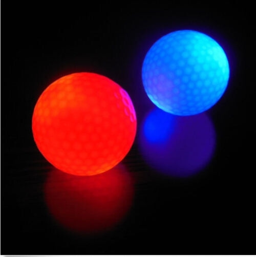 2 PCS Flashing Golf Ball, SIZE:42.6mm(Random Color Delivery)