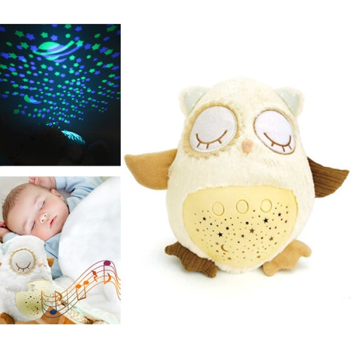 Baby Sleep Soothing and Lullaby Machine Sound with Star Projector Music Comfort Plush Toys(JLD-333-38A)