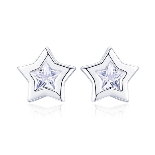 DIY Star Earrings S925 Sterling Silver Earrings