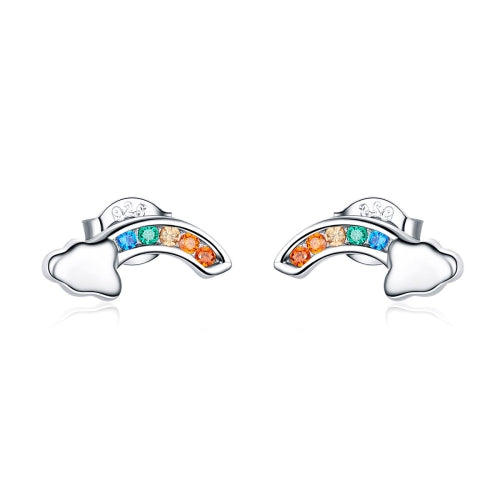 Rainbow Bridge Earrings Simple Girls Earrings