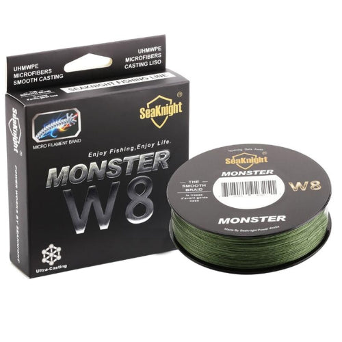 Seaknight 8 Series 500 Meters Strong Horse Fishing Line PE Main Line Fshing Line, Line number: 6.0, Color:Dark Green