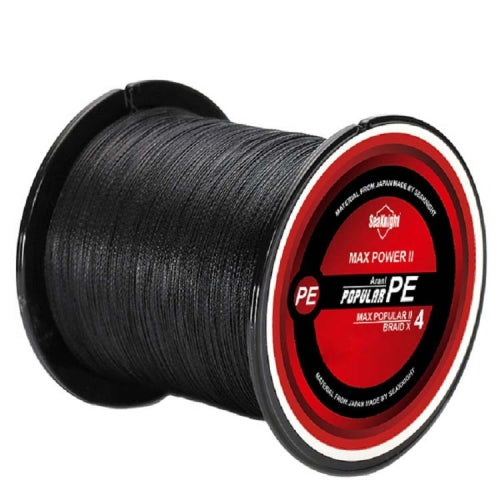 Seaknight Fishing Line 300M Braided Line Main Line 4 Braid, Line number: 1.5(Black)