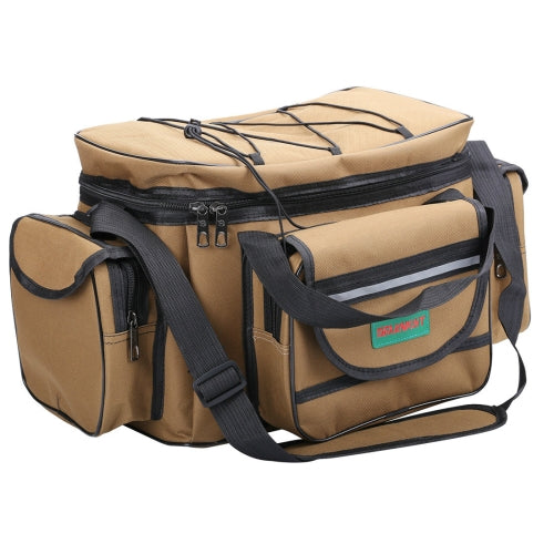 SeaKnight SK003 Multifunctional Lure Bag Shoulder Messenger Bag Fishing Gear Waist Bag(Dark Khaki)