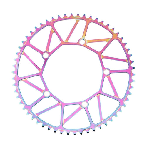 Litepro LP Positive and Negative Teeth Single Disc 130MM BCD Folding Bicycle Sprocket Wheel, Specification:56T(Colorful)