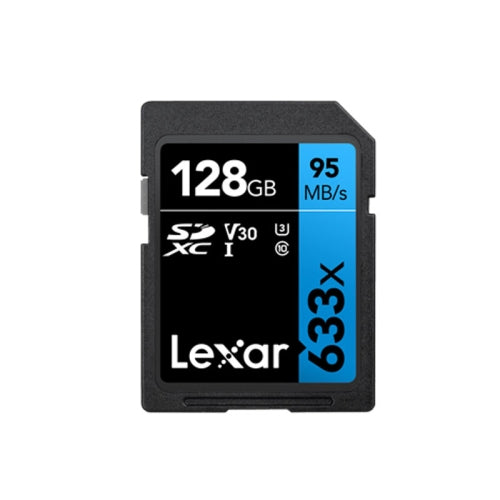 Lexar SD-633X High Speed SD Card SLR Camera Memory Card, Capacity: 128GB