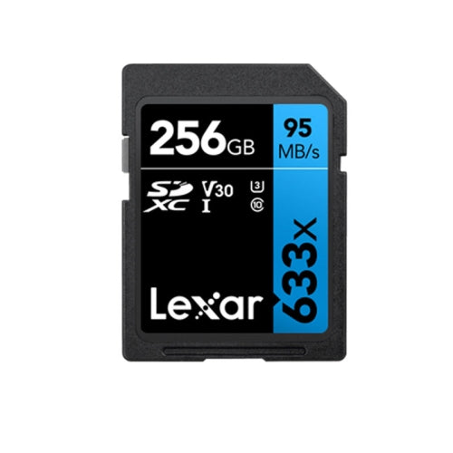 Lexar SD-633X High Speed SD Card SLR Camera Memory Card, Capacity: 256GB