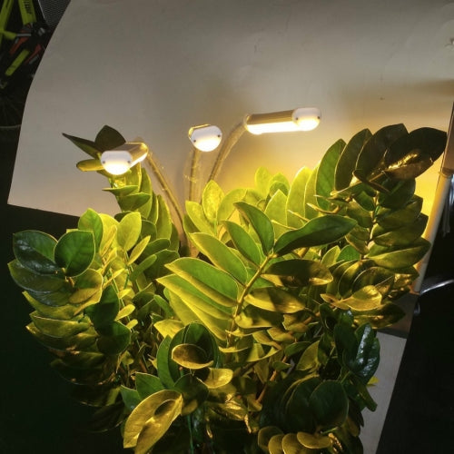 Full Spectrum Clip Plant Growth Lamp Succulent Fill Light, Plug Specifications:AU Plug(Three Heads)