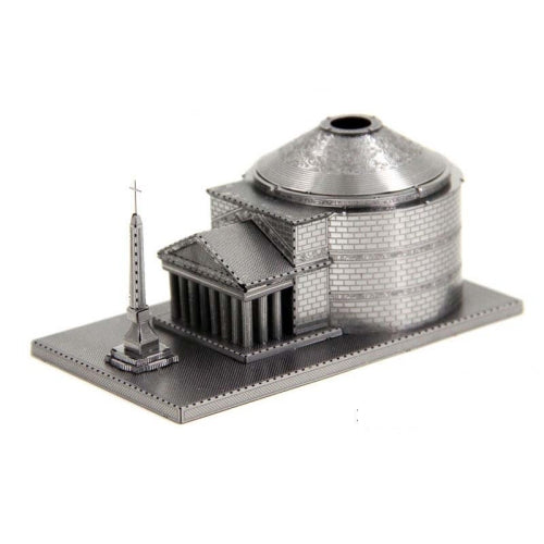 3 PCS 3D Metal Assembly Model World Building DIY Puzzle Toy, Style:Rome Pantheon