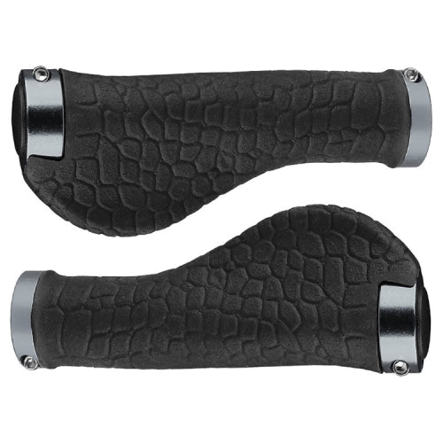 1 Pair Bicycle Solar Rubber Grip Cover Bicycle Mountain Riding Equipment(Titanium)