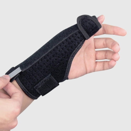 2 PCS Wrist Brace Sprain Fracture Tenosynovitis Thumb Steel Bar Support, Size: Free Size, Specification: Left Hand