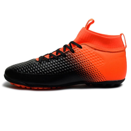 Anti-skid Soccer Training Shoes for Men and Women, Size:46(Orange)