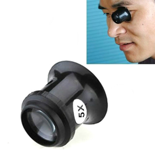 Watch Repair Tool Eyepiece Repair Watch Eye Mask Magnifier, Color:5X