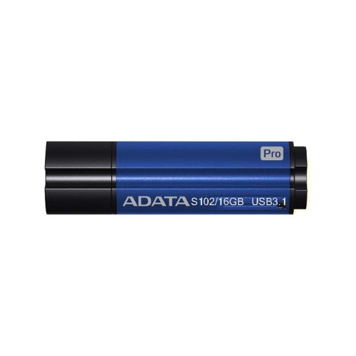 ADATA S102 High Speed USB3.1 Computer Storage Metal USB Disk, Capacity: 16 GB(Blue)