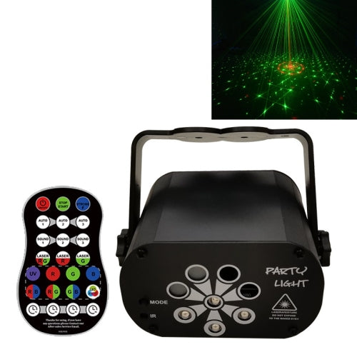 R90 8W UV Mini Laser Light Sound Control Induction Stage Atmosphere Light Bar KTV Laser Light, Specification: Built-in Battery Charging