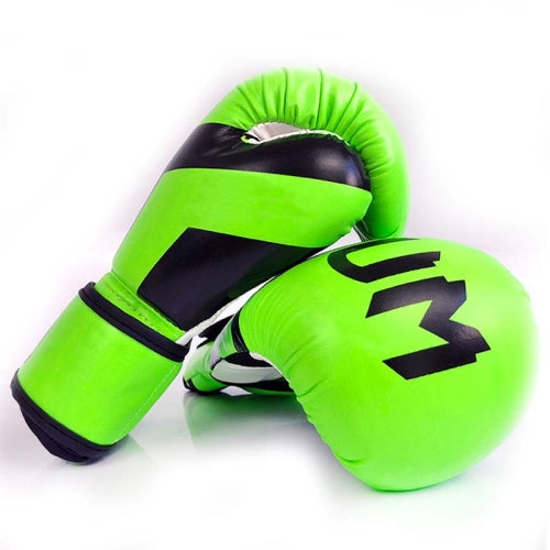 NW-036 Boxing Gloves Adult Professional Training Gloves Fighting Gloves Muay Thai Fighting Gloves, Size: 6oz(Fluorescent Green)