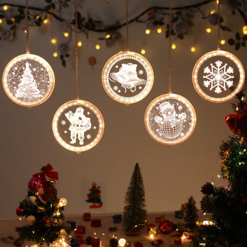 LED String Lights Christmas Decoration Lights Holiday Decoration Curtains USB Lights, Style: USB