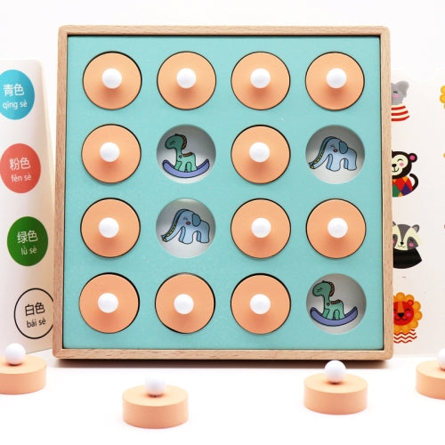 Children Early Education Educational Toys Wooden Memory Chess Intelligence Development Toys(Number and Letter)