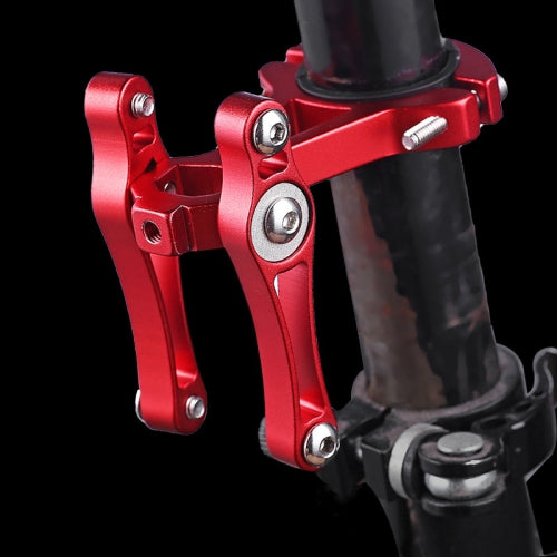 CYCLINGBOX Bicycle Double Buckle Bottle Cage Adapter Seat Integrated Conversion Seat(Red)