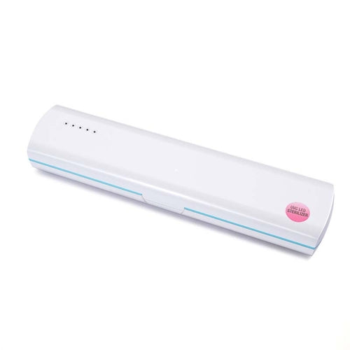 AT-15U Dry Battery/USB Plug-In Dual-Purpose Toothbrush Sterilizer Portable Toothbrush Sterilizer(White)